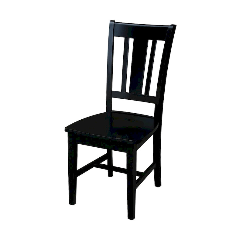 Table à dîner ronde extensible de 36 po avec 4 chaises San Remo