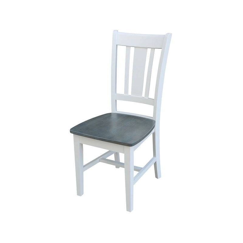 Table à dîner ronde extensible de 36 po avec 4 chaises San Remo