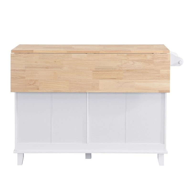 Ensemble de 3 pièces pour îlot de cuisine avec abattant et 2 tabourets, ensemble de table à manger avec meuble de rangement, tiroirs et porte-serviettes
