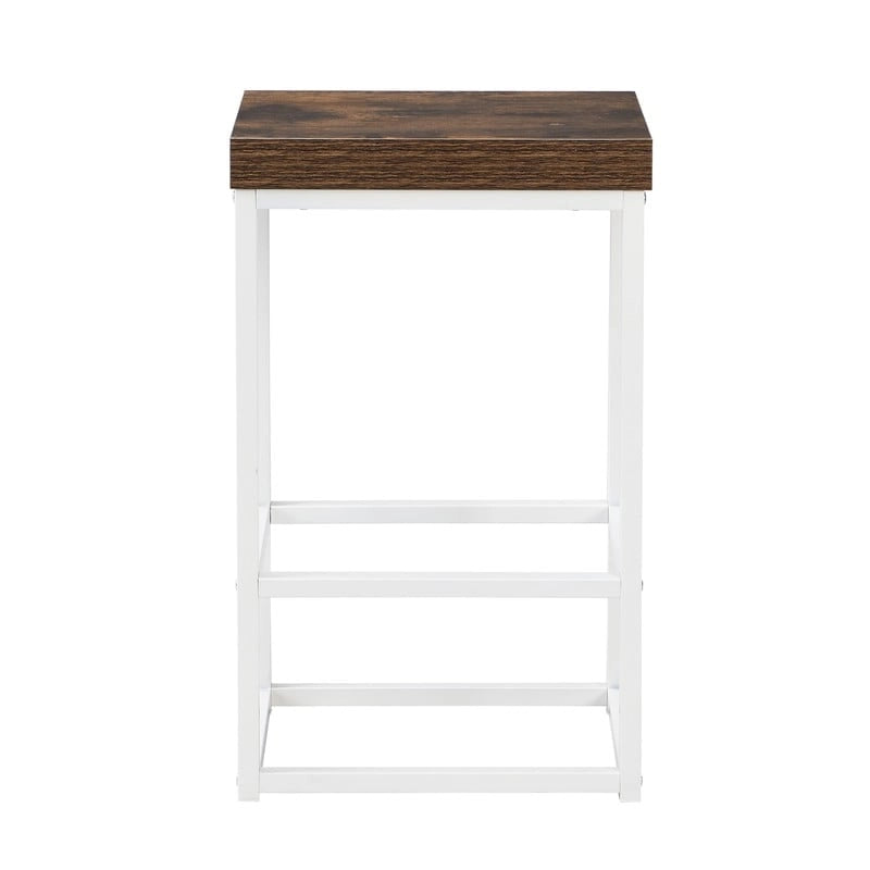 Ensemble de 3 pièces pour îlot de cuisine avec abattant et 2 tabourets, ensemble de table à manger avec meuble de rangement, tiroirs et porte-serviettes