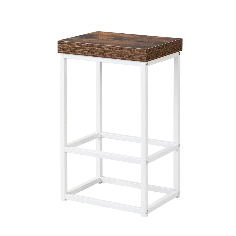 Ensemble de 3 pièces pour îlot de cuisine avec abattant et 2 tabourets, ensemble de table à manger avec meuble de rangement, tiroirs et porte-serviettes