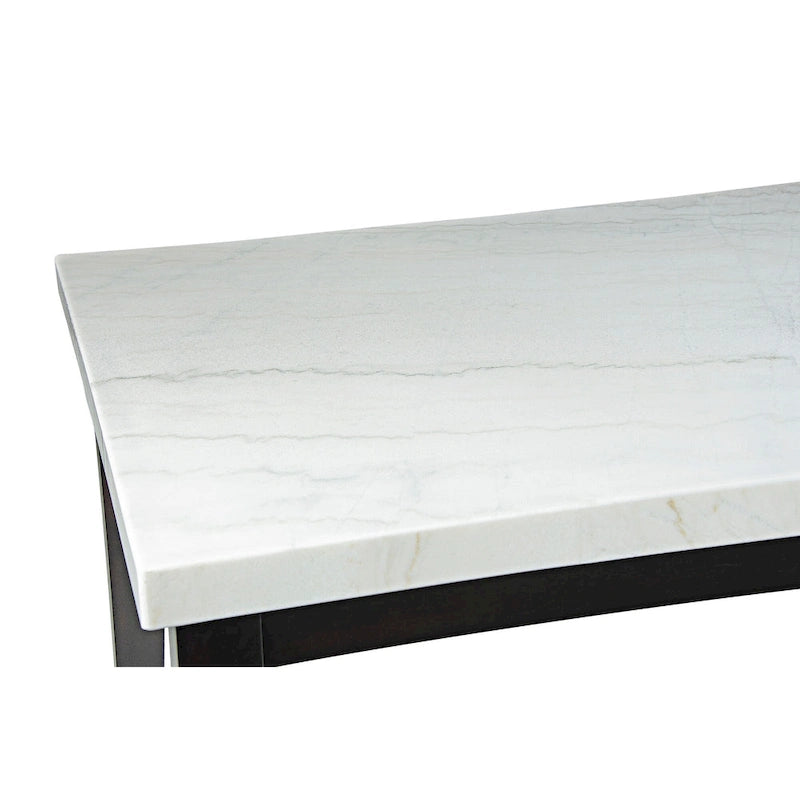 Ensemble de salle à manger en marbre blanc Winlock de Steve Silver