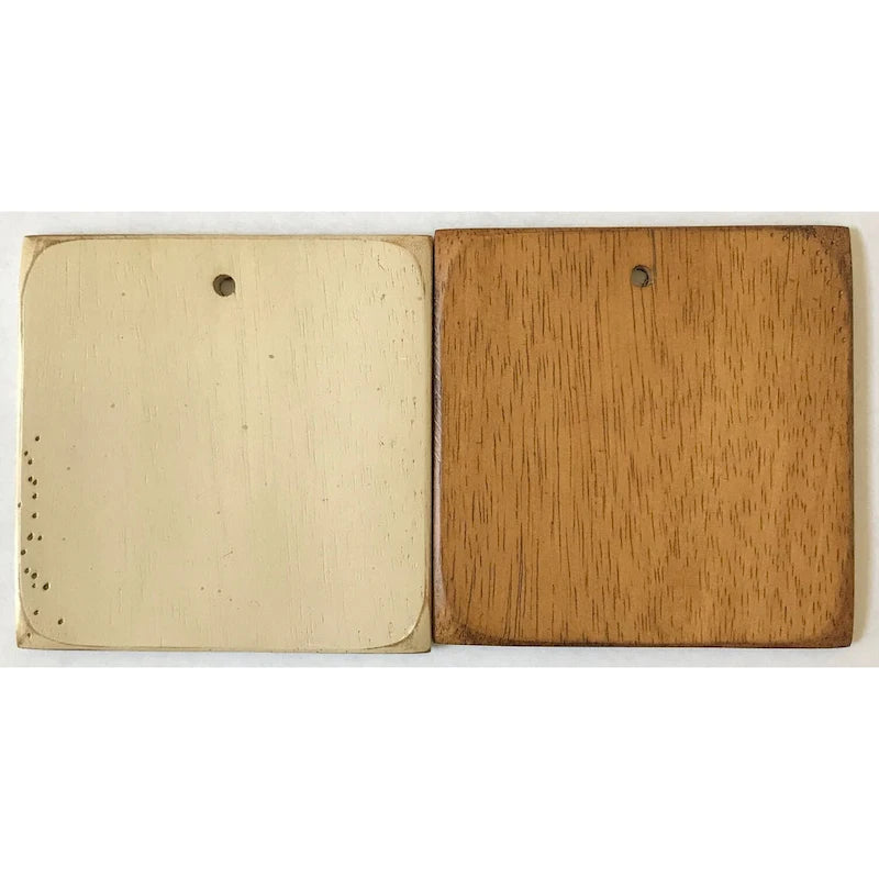 Ensemble de salle à manger 7 pièces à double piédestal de style transitionnel, finition caramel antique/biscotti, avec dossier Napoléon