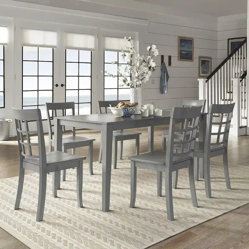 Ensemble de salle à manger rectangulaire Wilmington II 60 po gris antique par iNSPIRE Q Classic