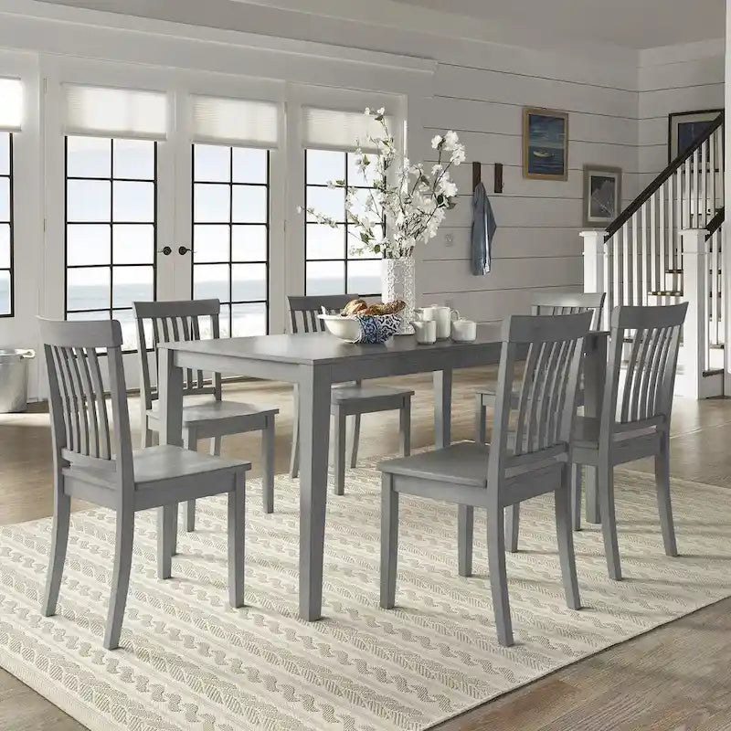 Ensemble de salle à manger rectangulaire Wilmington II 60 po gris antique par iNSPIRE Q Classic