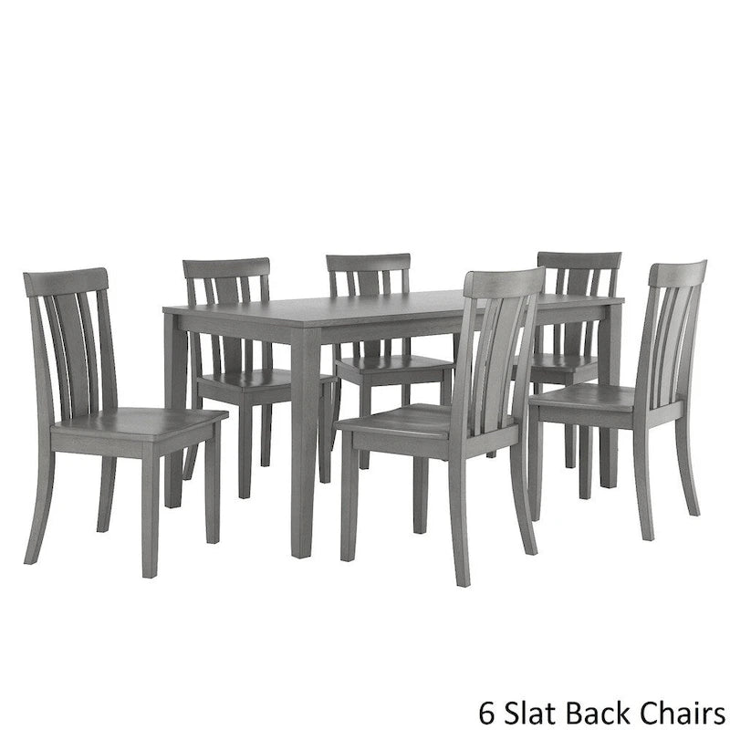 Ensemble de salle à manger rectangulaire Wilmington II 60 po gris antique par iNSPIRE Q Classic