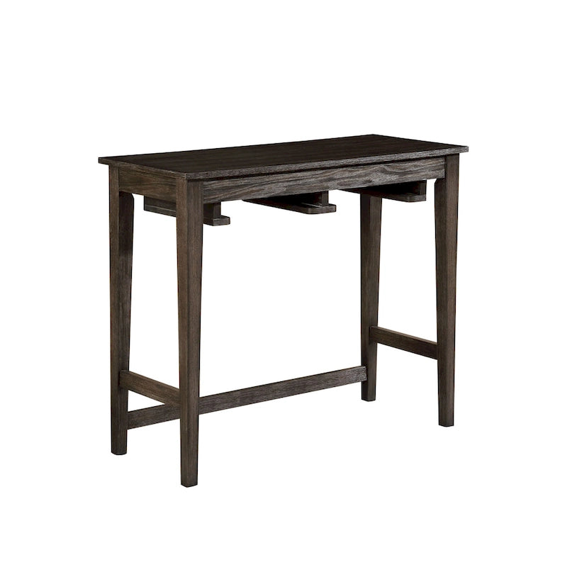 Ensemble de table de bar 3 pièces en bois massif de transition Flaros par Furniture of America