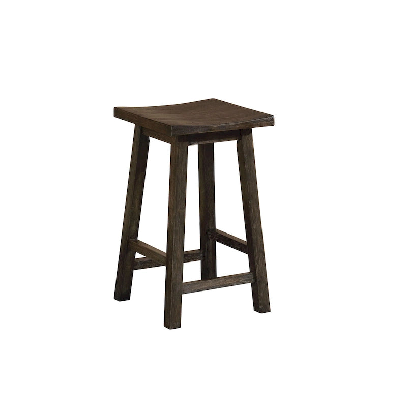 Ensemble de table de bar 3 pièces en bois massif de transition Flaros par Furniture of America