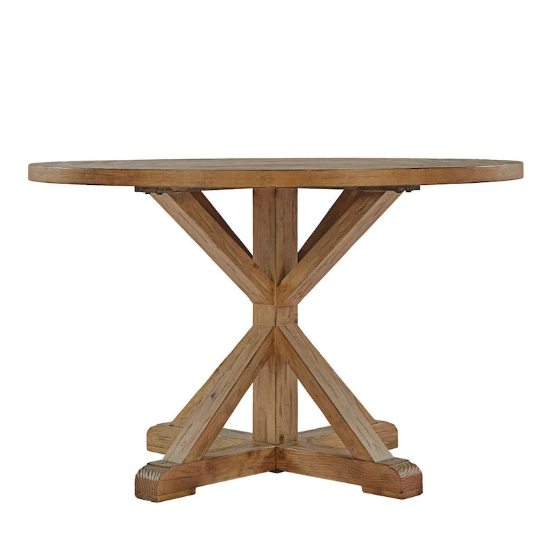 Ensemble de salle à manger rond Benchwright X-base 48 po par iNSPIRE Q Artisan