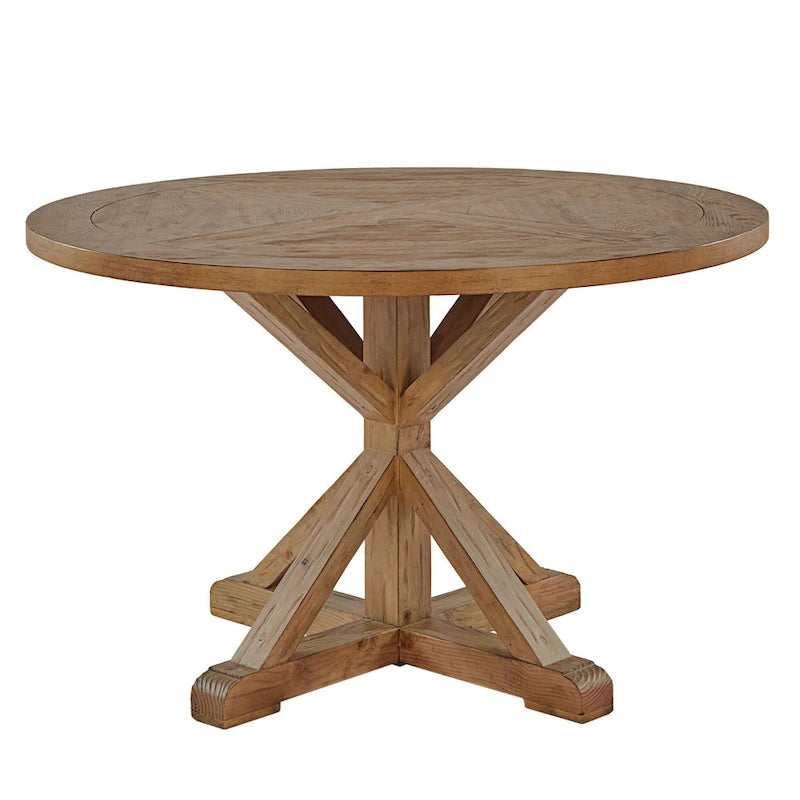 Ensemble de salle à manger rond Benchwright X-base 48 po par iNSPIRE Q Artisan