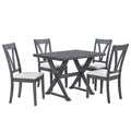 Ensemble de salle à manger 5 pièces en bois de style Mid-Century