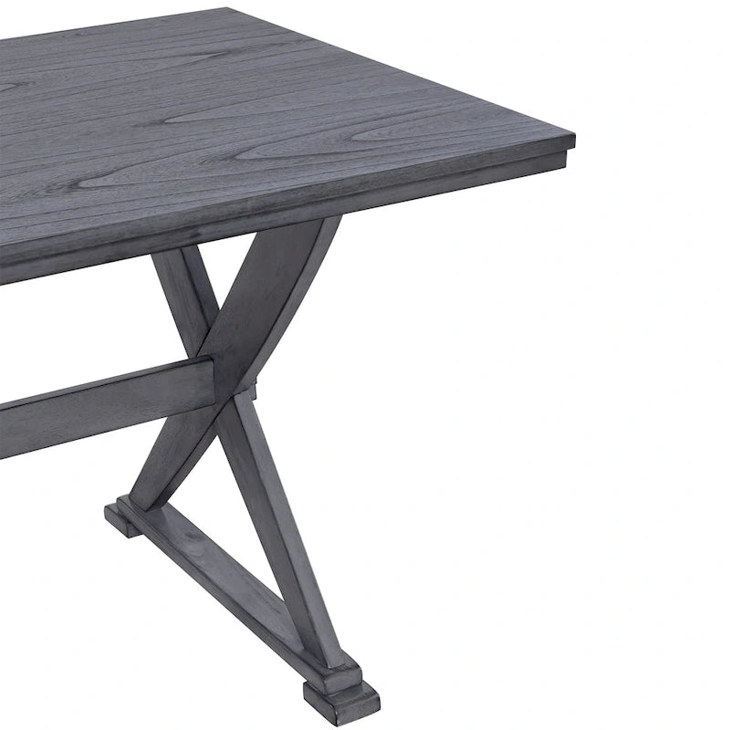 Ensemble de salle à manger 5 pièces en bois de style Mid-Century