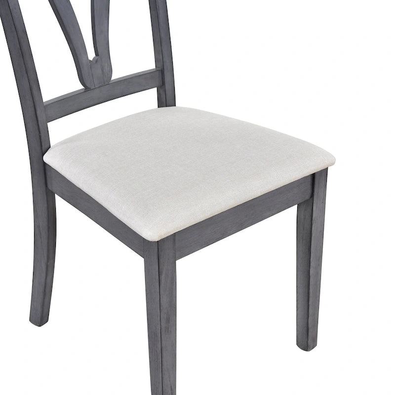 Ensemble de salle à manger 5 pièces en bois de style Mid-Century