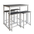 Ensemble de salle à manger 5 pièces en métal élégant CraftPorch