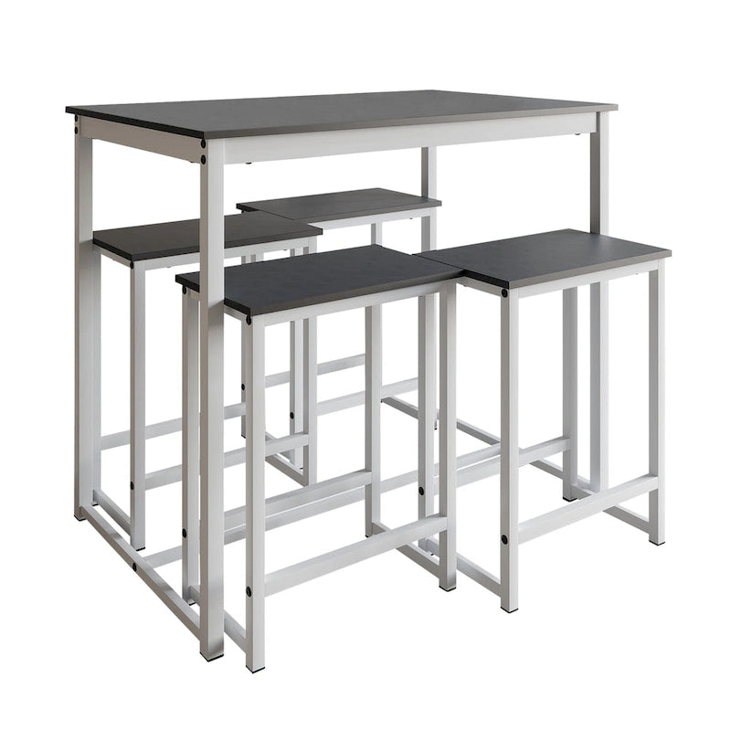 Ensemble de salle à manger 5 pièces en métal élégant CraftPorch