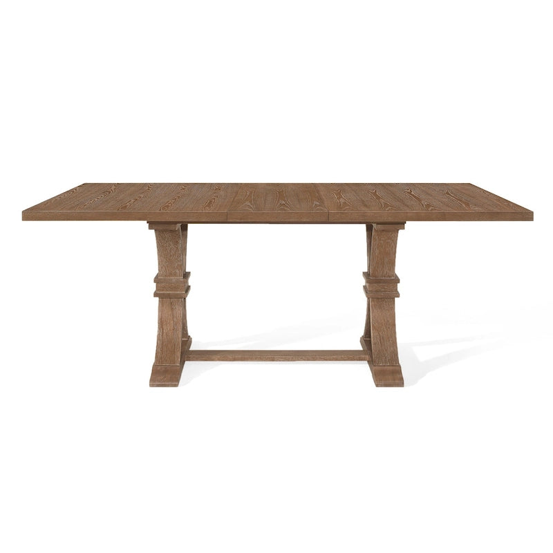 Ensemble de salle à manger 7 pièces Hudson en tissu et bois par Christopher Knight Home