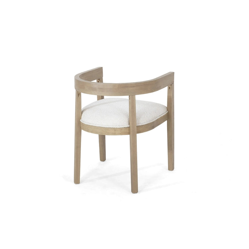 Ensemble de salle à manger 7 pièces Hudson en tissu et bois par Christopher Knight Home