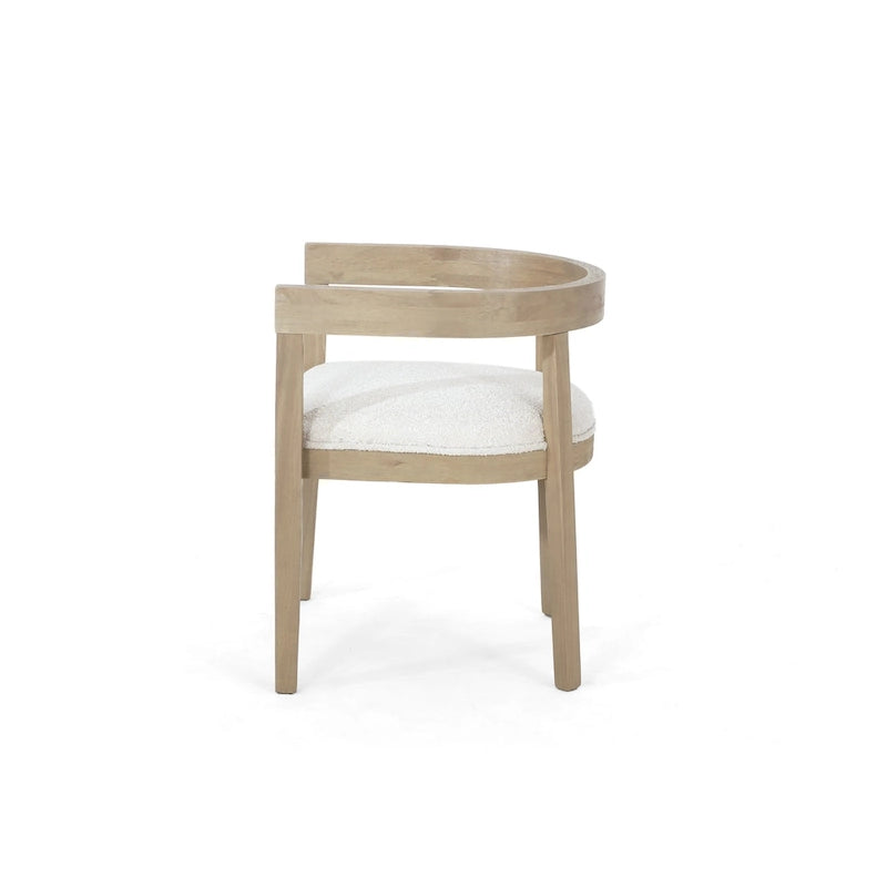 Ensemble de salle à manger 7 pièces Hudson en tissu et bois par Christopher Knight Home