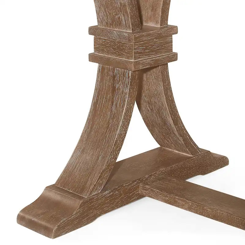 Ensemble de salle à manger 7 pièces Hudson en tissu et bois par Christopher Knight Home