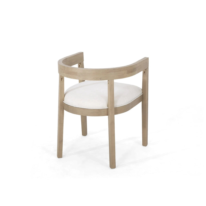 Ensemble de salle à manger 7 pièces Hudson en tissu et bois par Christopher Knight Home