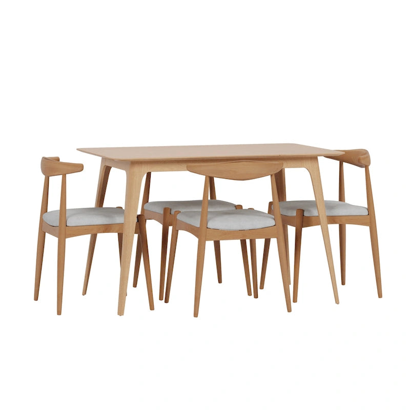 Ensemble de salle à manger 5 pièces Francie Mid-century par Christopher Knight Home