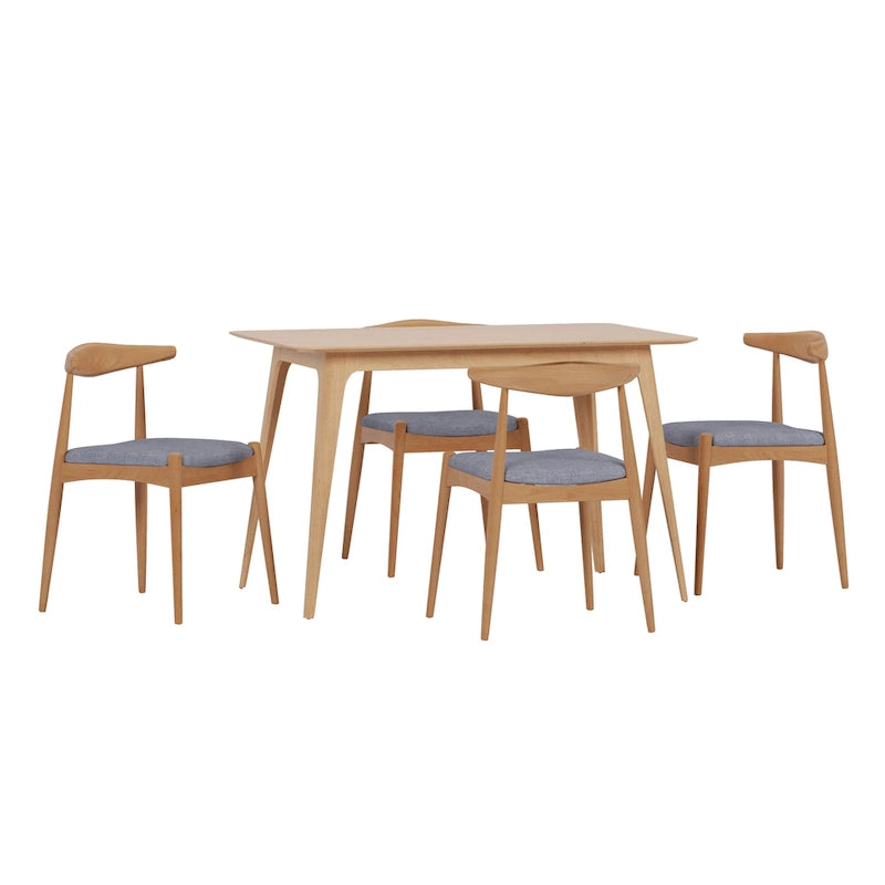 Ensemble de salle à manger 5 pièces Francie Mid-century par Christopher Knight Home