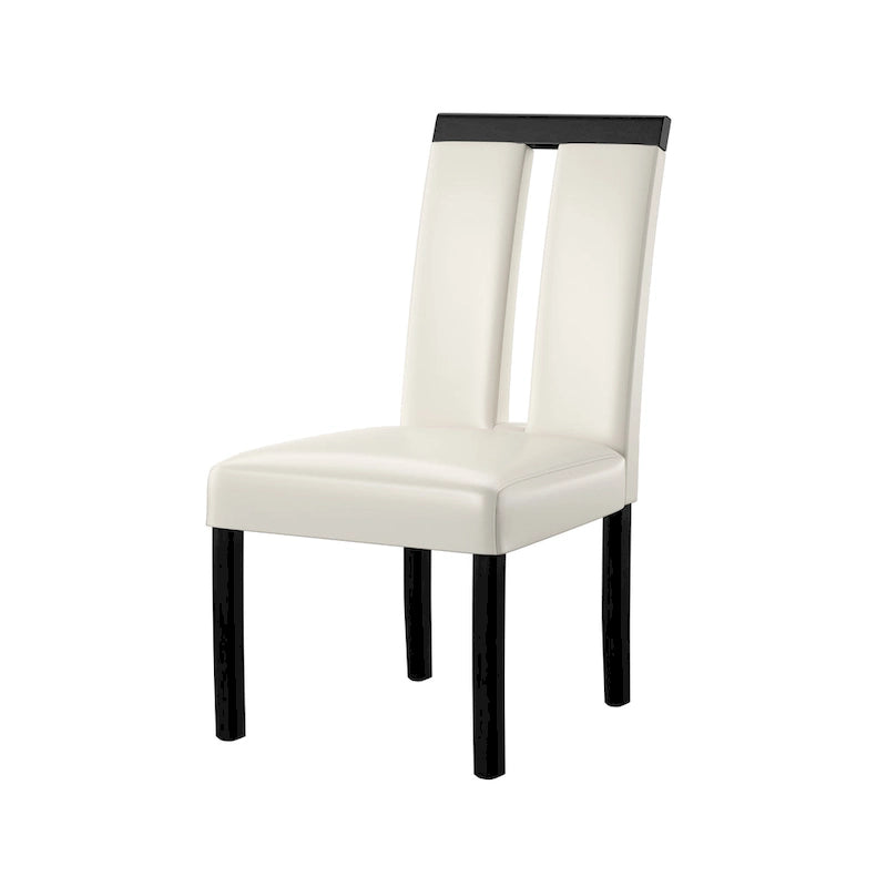 Ensemble de salle à manger 9 pièces Blanton en bois noir de hauteur comptoir par Furniture of America