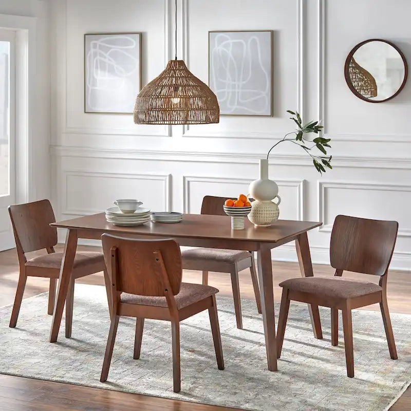 Ensemble de salle à manger 5 pièces Simple Living Bernard Mid-Century