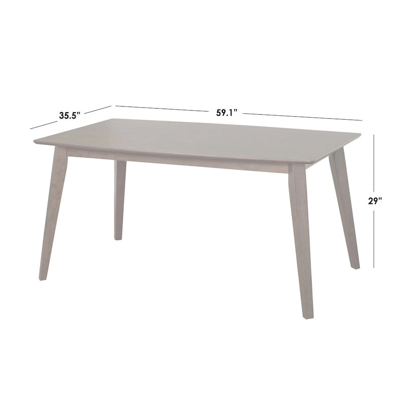 Ensemble de salle à manger 5 pièces Simple Living Bernard Mid-Century