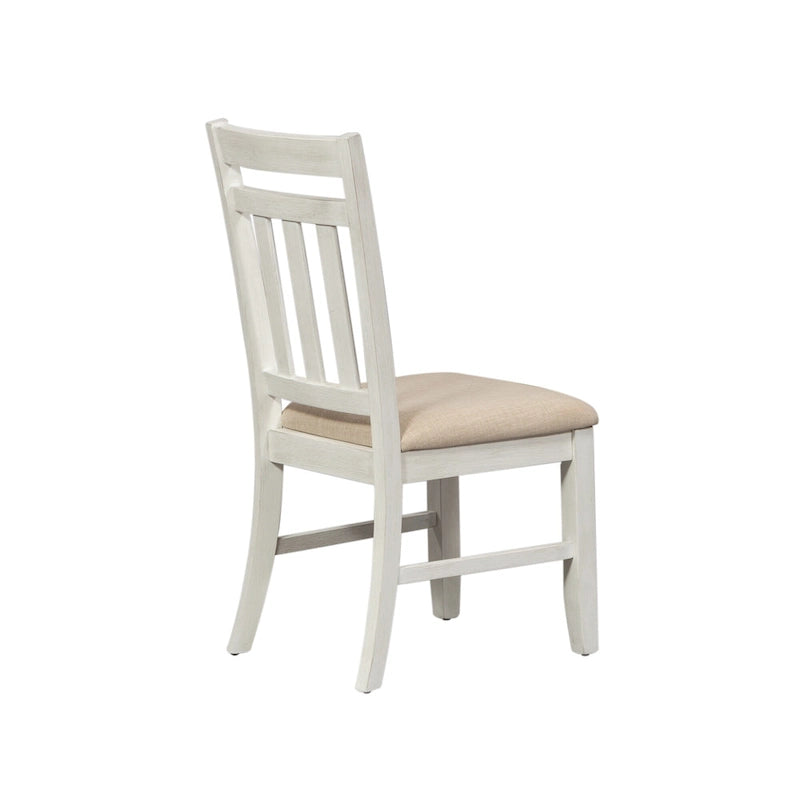 Ensemble de table rectangulaire Summerville Soft White Wash à 5 pièces en bois brossé gris