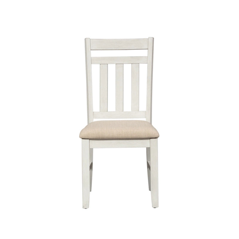 Ensemble de table rectangulaire Summerville Soft White Wash à 5 pièces en bois brossé gris
