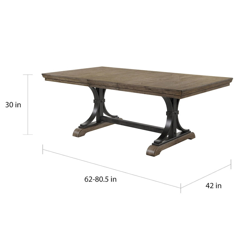 Ensemble de salle à manger 6 pièces Birmingham Nailhead de Roundhill Furniture