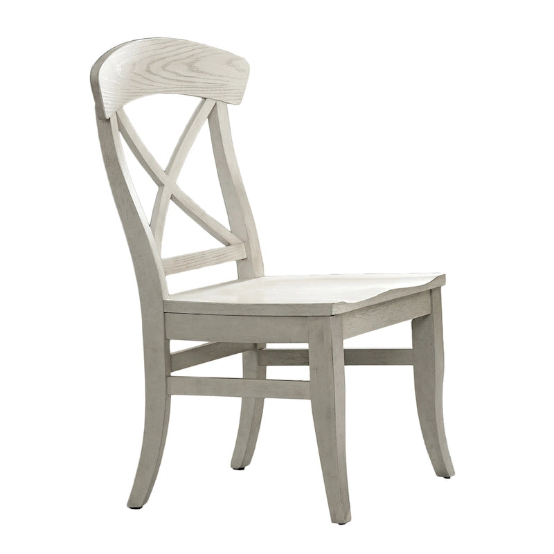 Ensemble de salle à manger 5 pièces Roundhill Furniture Harola, table de salle à manger ronde à piedestal avec rallonge de 45,7 cm, 4 chaises d'appoint