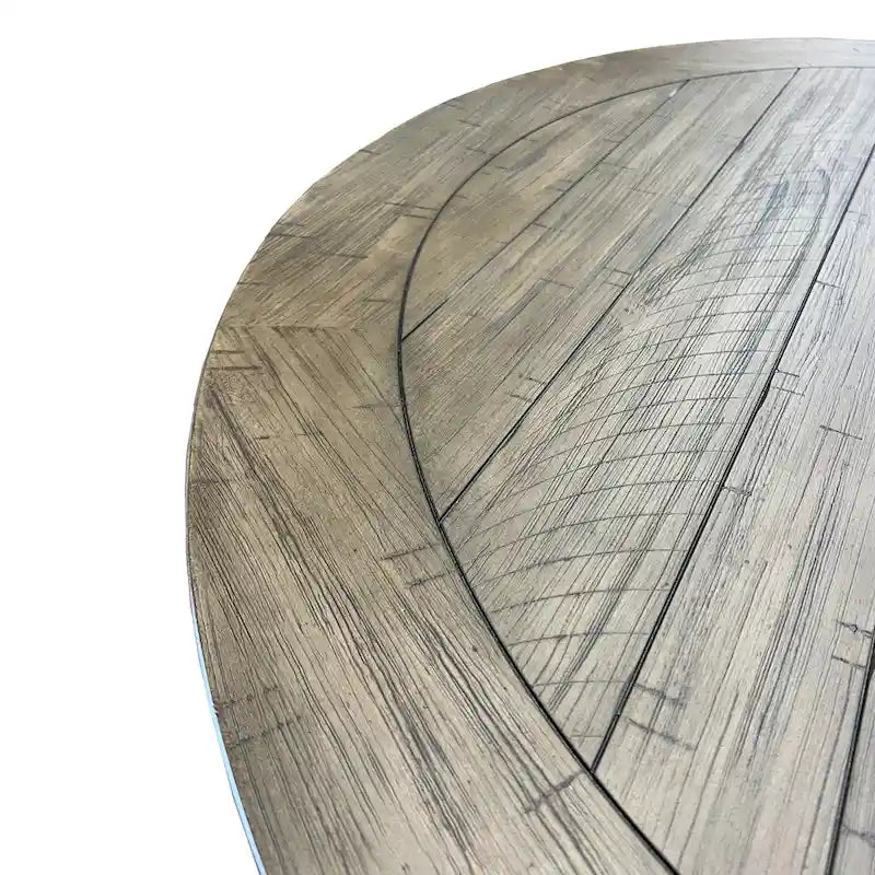 Ensemble de salle à manger 5 pièces Roundhill Furniture Harola, table de salle à manger ronde à piedestal avec rallonge de 45,7 cm, 4 chaises d'appoint