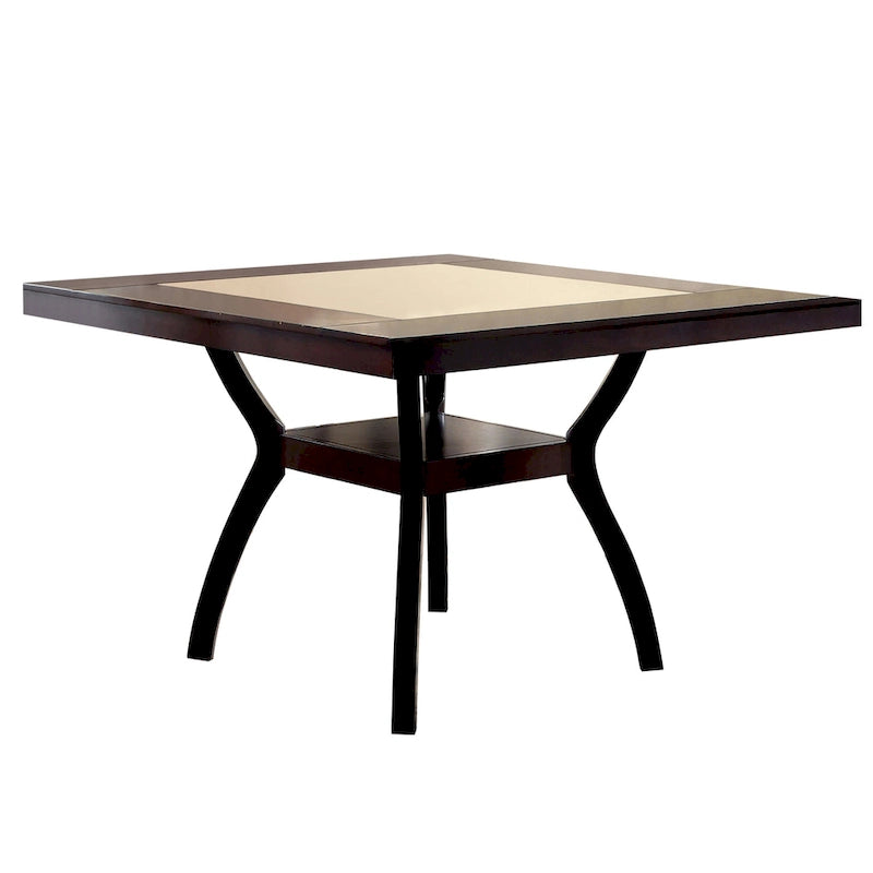 Ensemble de salle à manger Uria contemporain en bois de cerisier 9 pièces hauteur comptoir par Furniture of America