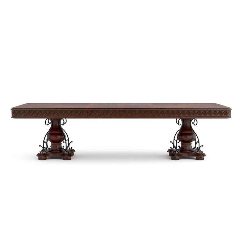 Ensemble de salle à manger extensible 7 pièces Baburam Traditional Cherry de Furniture of America