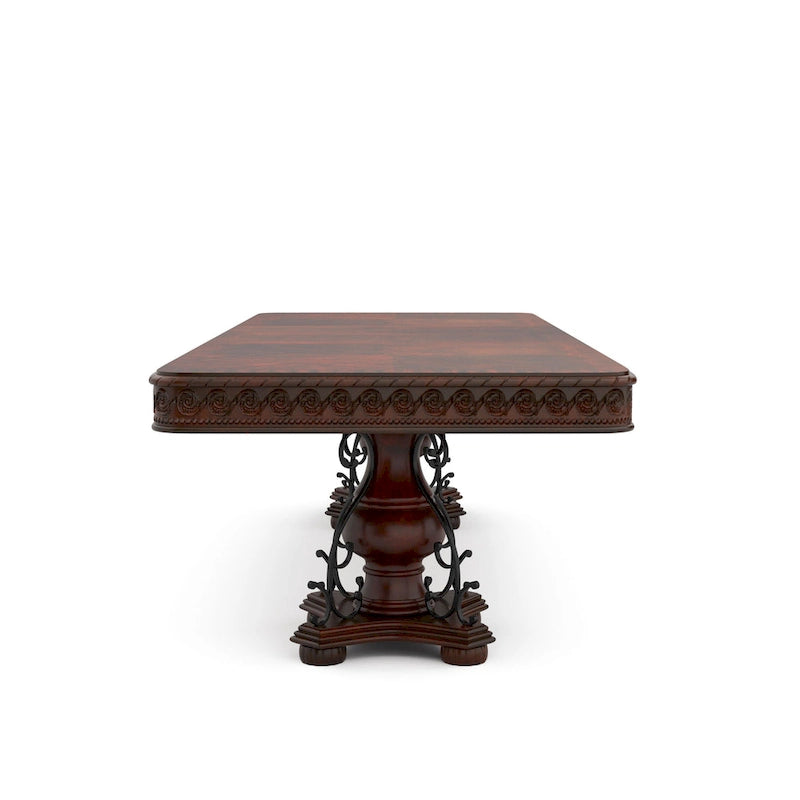 Ensemble de salle à manger extensible 7 pièces Baburam Traditional Cherry de Furniture of America