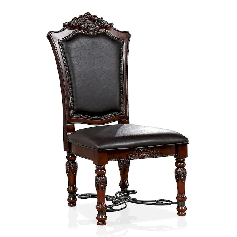 Ensemble de salle à manger extensible 7 pièces Baburam Traditional Cherry de Furniture of America