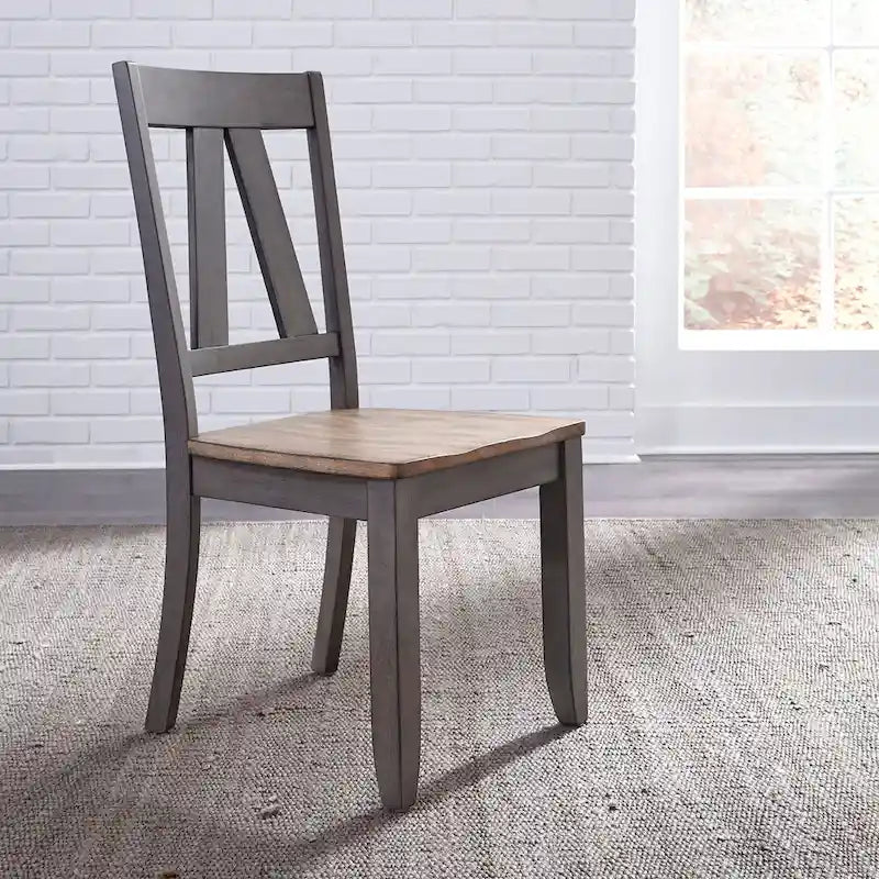 Ensemble de table à tréteaux 5 pièces Lindsey Farm gris et grès