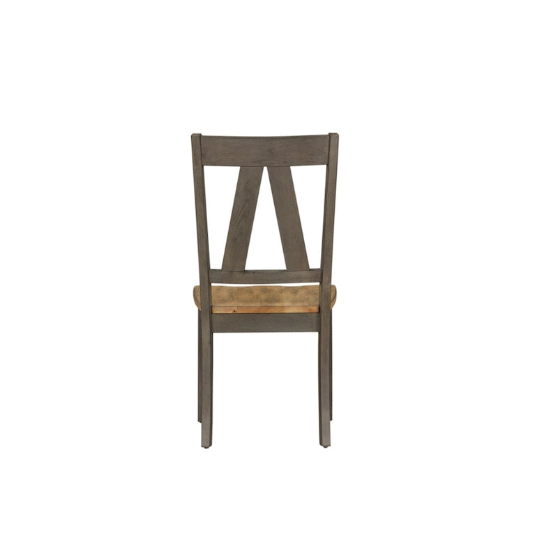 Ensemble de table à tréteaux 5 pièces Lindsey Farm gris et grès