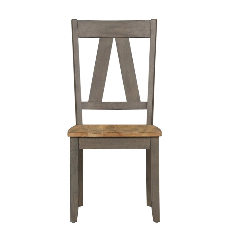 Ensemble de table à tréteaux 5 pièces Lindsey Farm gris et grès