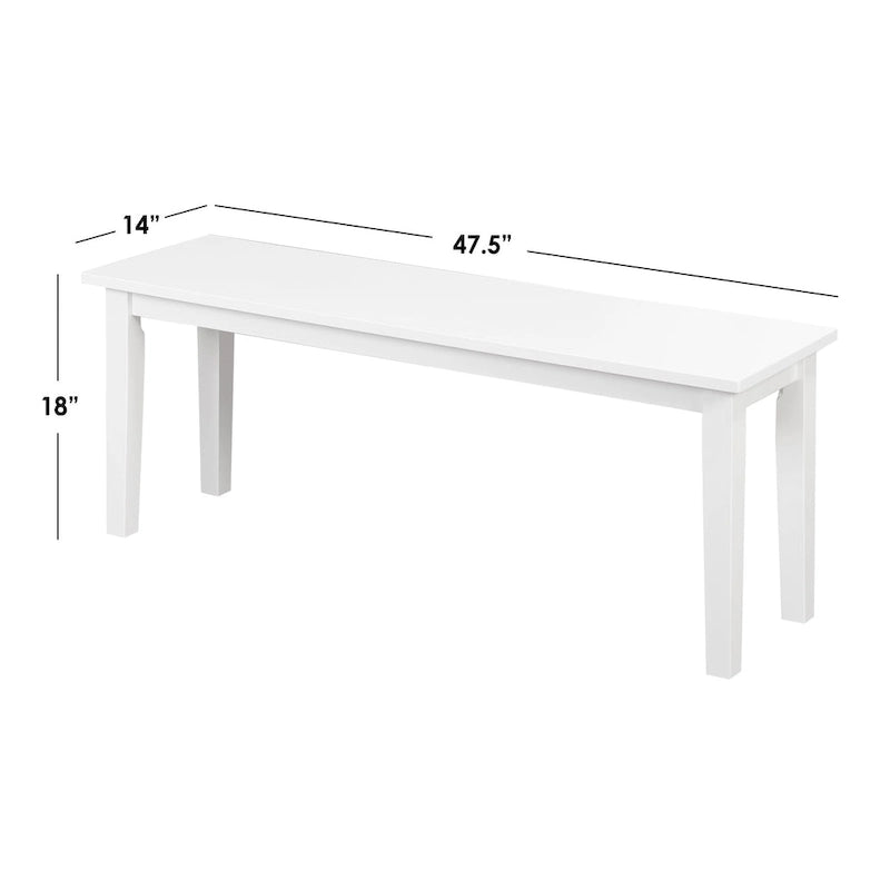 Ensemble de salle à manger 4 pièces Sumner Simple Living avec banc