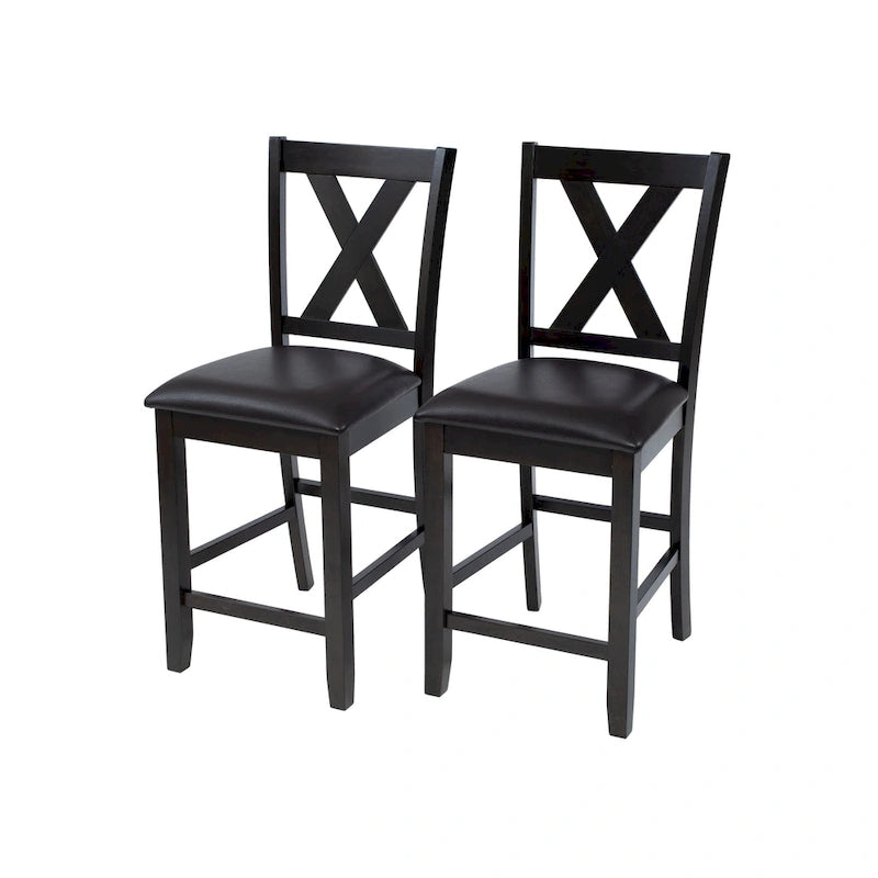 Ensemble de table de pub 6 pièces avec rangement