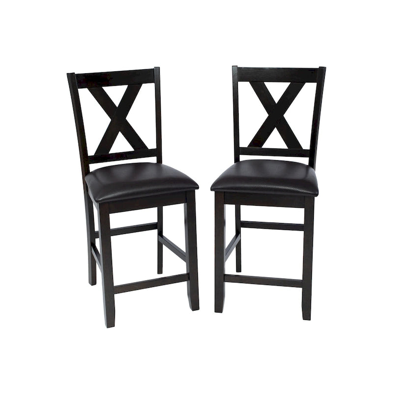 Ensemble de table de pub 6 pièces avec rangement