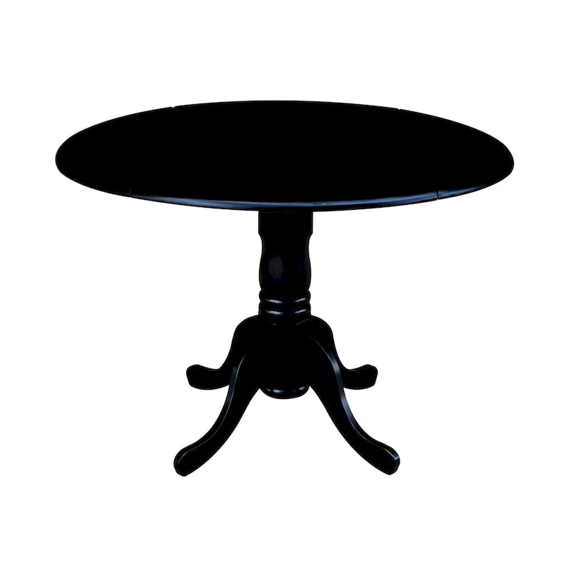 Ensemble de salle à manger 5 pièces Dining Essentials avec table noire et chaises Schoolhouse