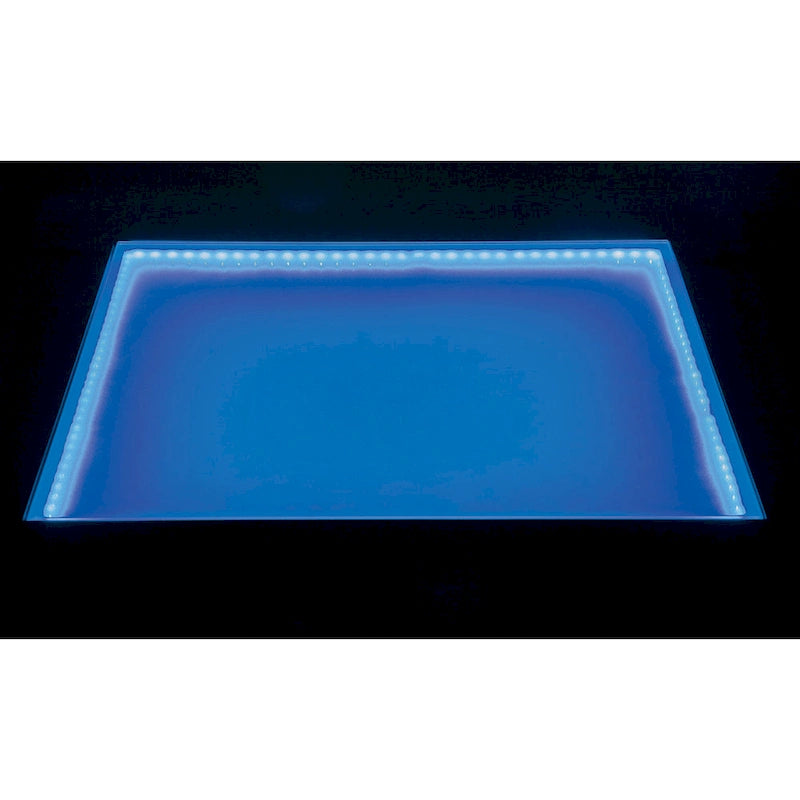 Ensemble de table à manger Blanton en bois massif noir contemporain 5 pièces à hauteur de comptoir avec LED de Furniture of America