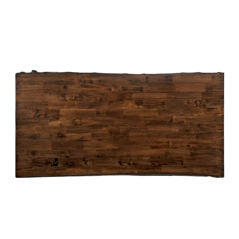 Ensemble de salle à manger 7 pièces en bois massif de noyer rustique par Furniture of America
