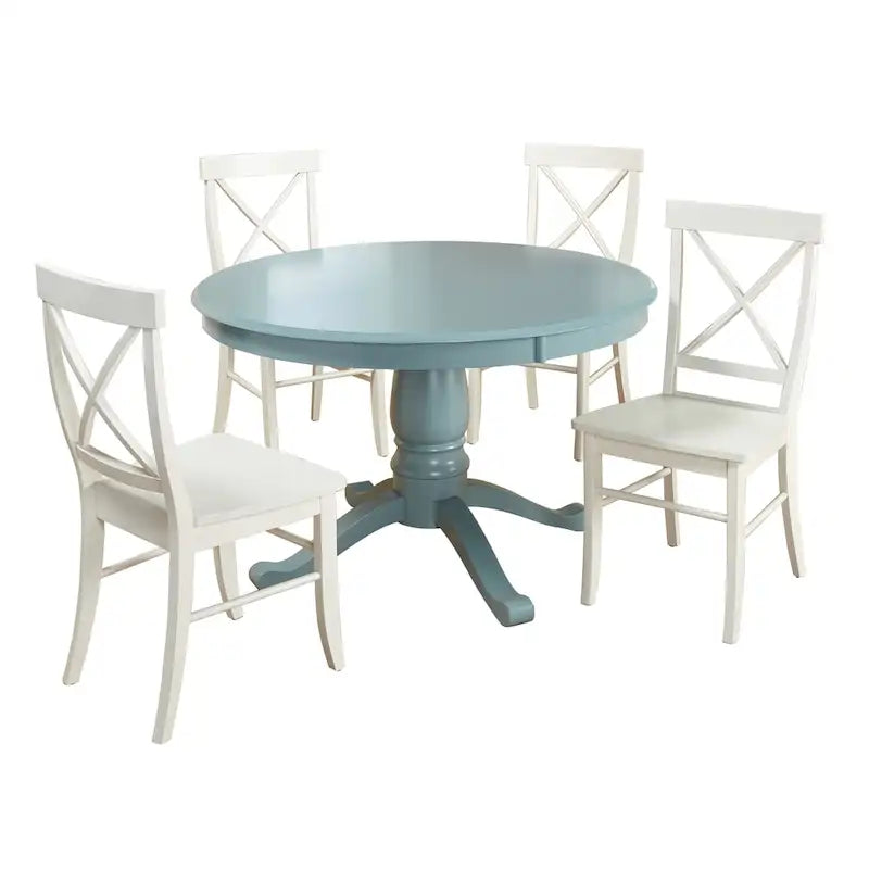 Ensemble de salle à manger à piedestal Arianna 5 pièces Simple Living