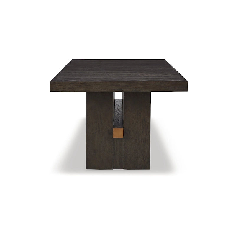 Ensemble de salle à manger 10 pièces Signature Design by Ashley Burkhaus brun foncé