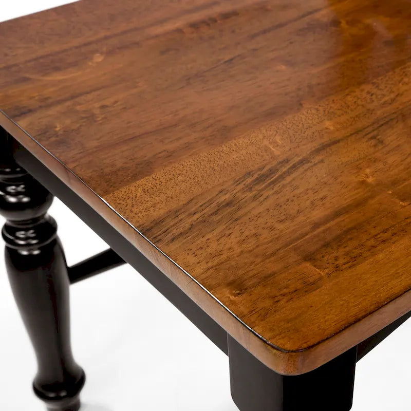 Ensemble de salle à manger 9 pièces bicolore en bois de transition Glen Oak par The Gray Barn